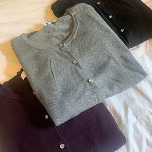LOFT cardigan 3-pack